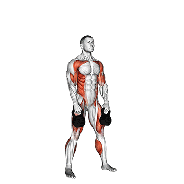 Double Kettlebell Snatch demonstration