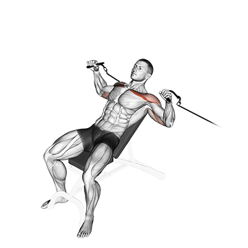 Incline Cable Chest Press demonstration