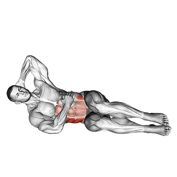 Oblique Crunches - On The Floor demonstration